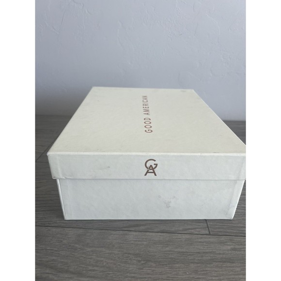 Good American Jeweled Emma Light‎ Smoke Stiletto Heel Size 12 NIB - Picture 11 of 13